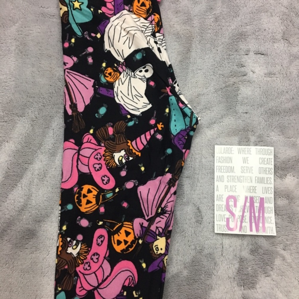 Kids LuLaRoe small/medium size leggings Halloween